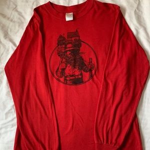 Men’s Sport Science long sleeve T-Shirt Size Medium (Never Wore) Red